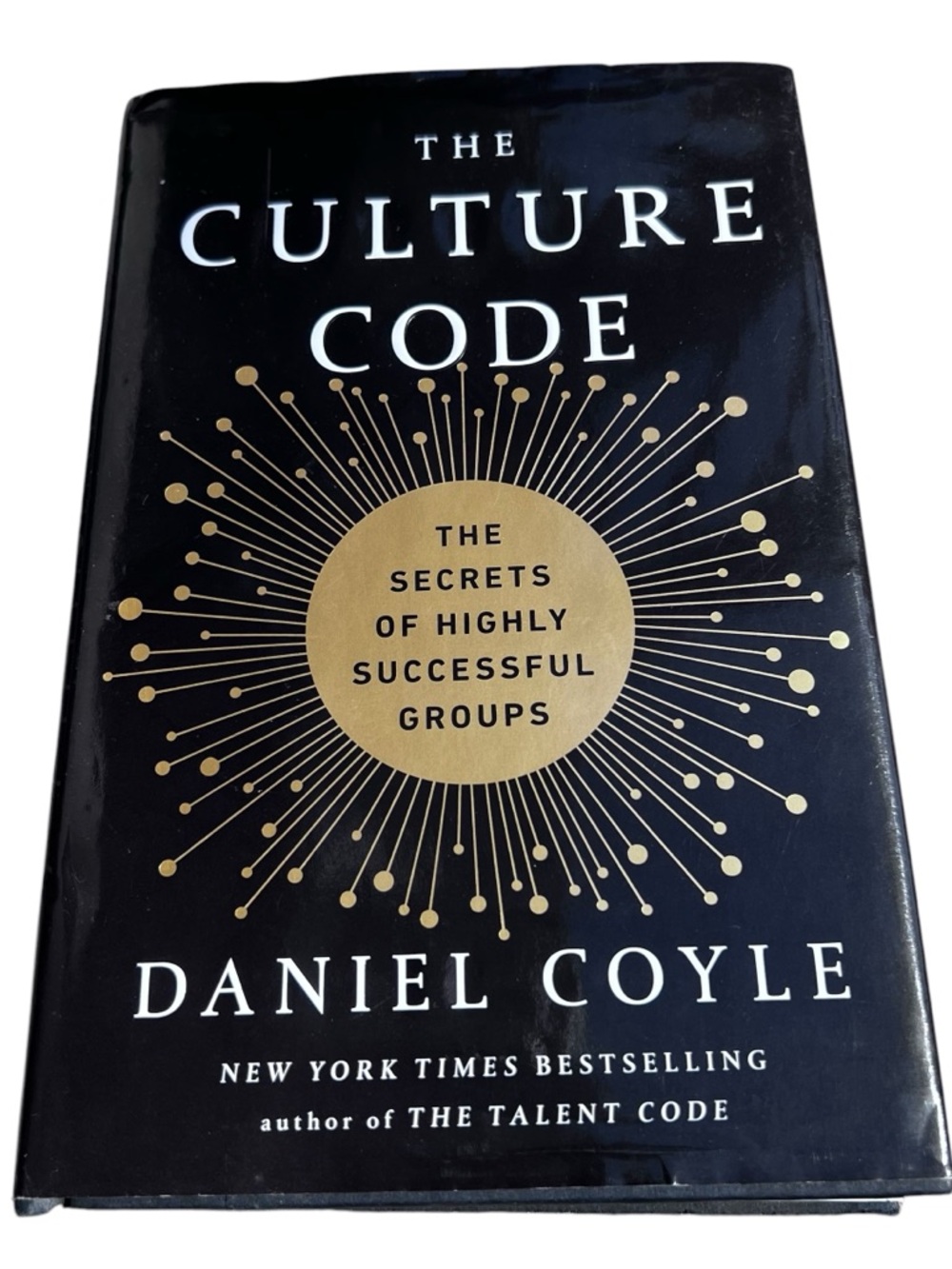 The Culture Code by Daniel Coyle - Black & Gold Hardcover